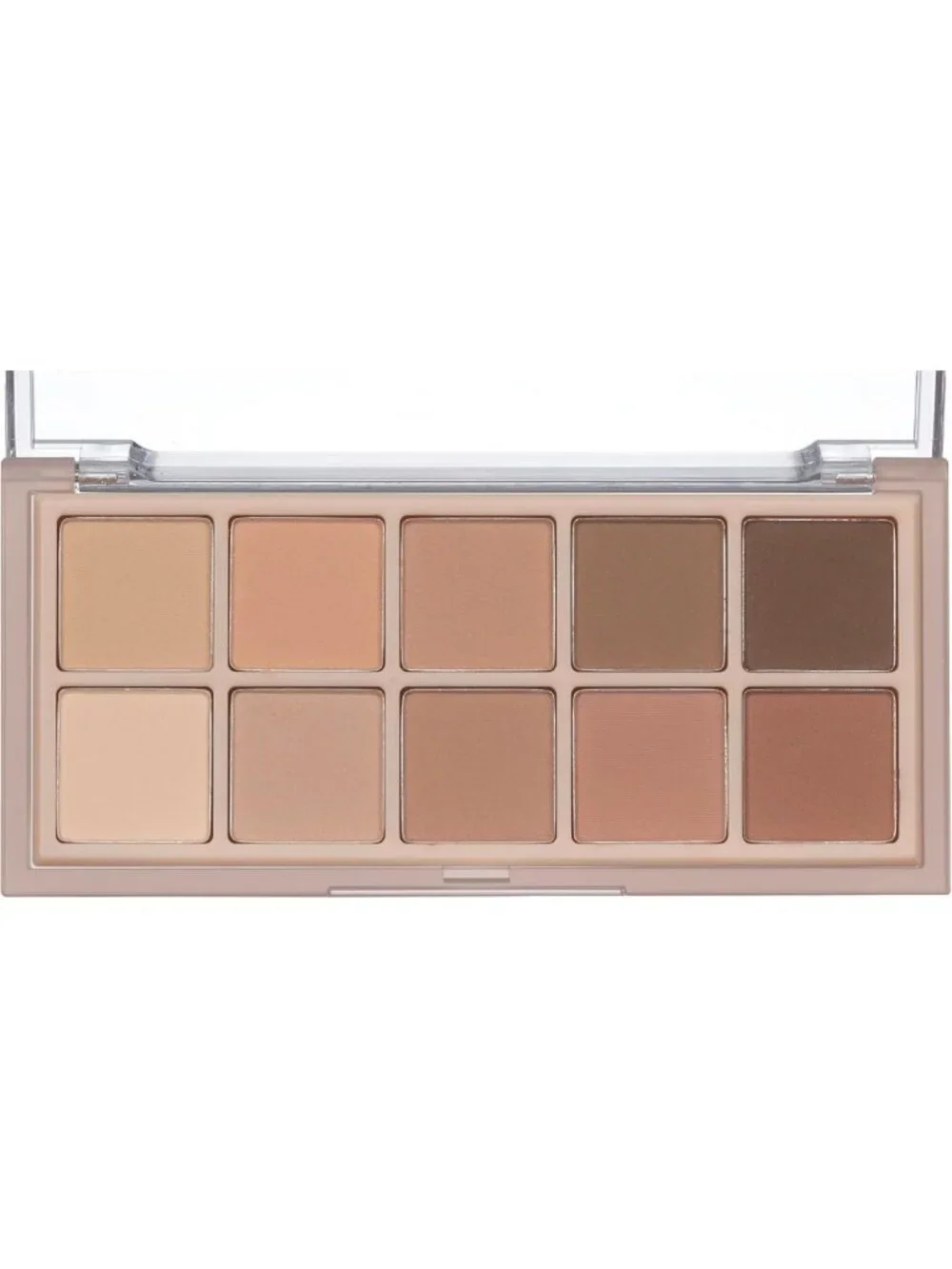 10 Shade Eye Makeup Palette - Matte & Shimmer, Long Lasting, High Pigment, Warm